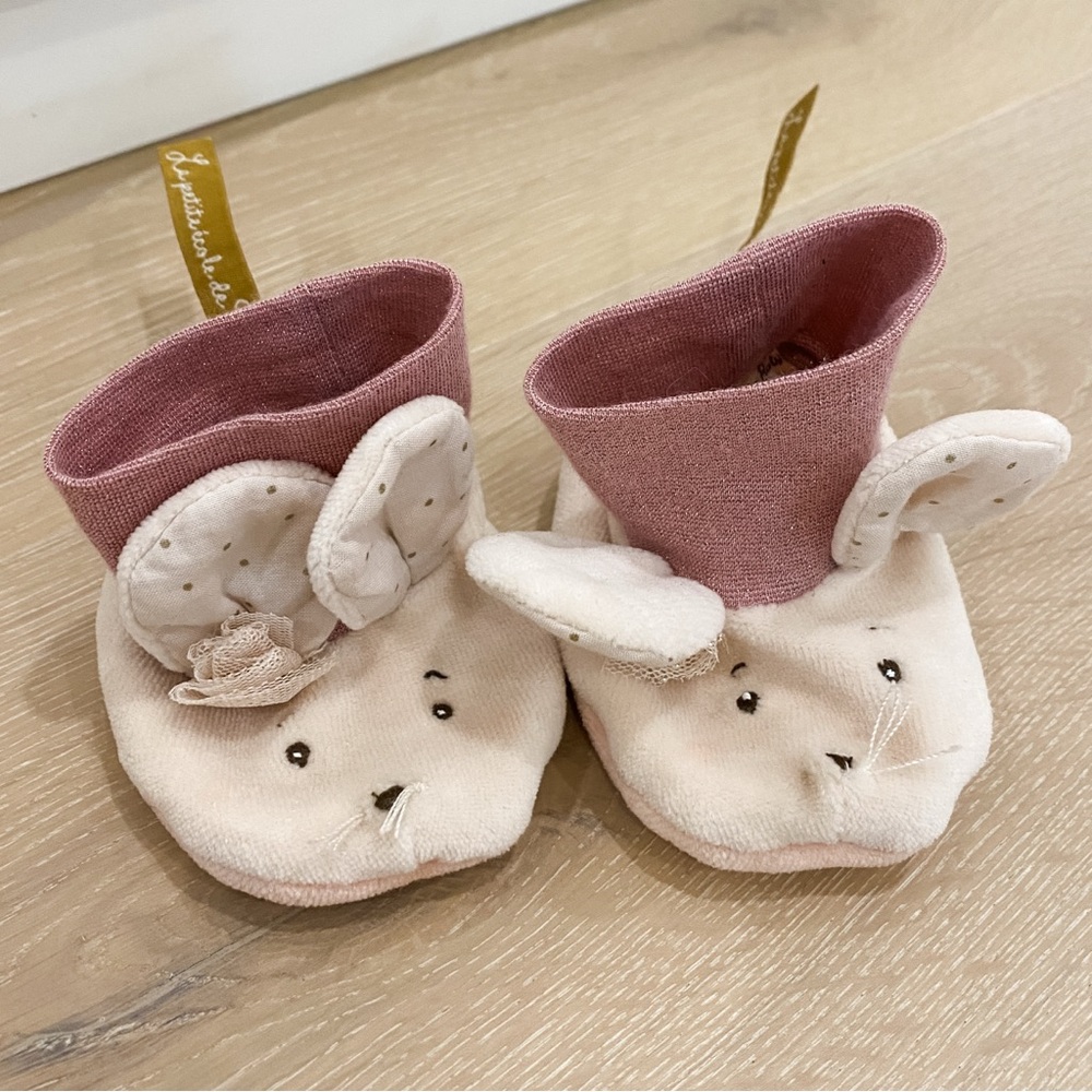 Liquidation Sale: Moulin Roty | Mouse Booties - La petite école de danse